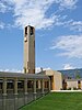 The bell tower at Mission Hill Winery