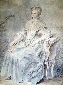 Anonyme, portrait d'Olympe de Gouges.Mine de plomb et aquarelle, XVIIIe siècle. Musée du Louvre.