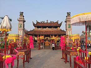 Landscape of Tiên Hương Grand Temple.