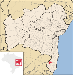 Jucuruçu – Mappa