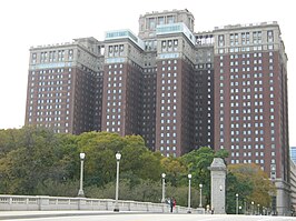 Hilton Chicago, vooraanzicht