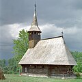 L'église de Chiraleș dans le parc Romulus-Vuia