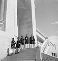 Image 18Students leaving the Osmania University, c. 1939–1945 (from History of Hyderabad)