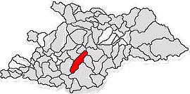 Location in Maramureș County