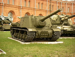 ISU-122 in Saint Petersburgse Artillerie museum