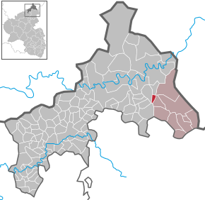 Poziția Schutzbach pe harta districtului Altenkirchen (Westerwald)