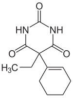 Struktur von Cyclobarbital