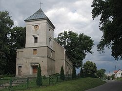 The church in Drzonów