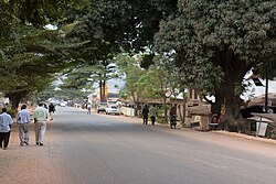 Phố chính ở Kigoma