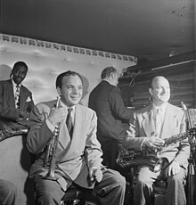 Marty Marsala and Bud Freeman. Photo: William P. Gottlieb.