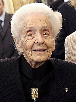 Rita Levi-Montalcini als 101-jarige in 2010