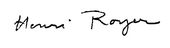 signature de Henri Royer