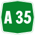 Autostrada A35 shield}}