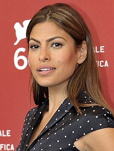 Eva Mendes na Benátském festivalu 2009