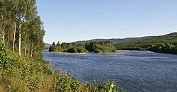 The river Glomma running through the municipality