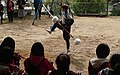 太刀振りの奉納舞（小聖神社）