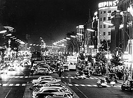 Kurfürstendamm bei Nacht, 1959