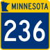 Trunk Highway 236 marker