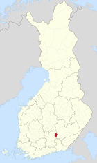 Lage von Pertunmaa in Finnland