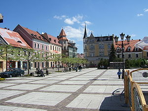 Pščinas vecpilsētas centrālais laukums