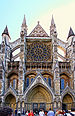 Entrée Nord de l'abbaye de Westminster.