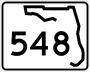 State Road 548 marker