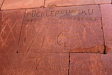 Graffiti von Hermann von Pückler-Muskau