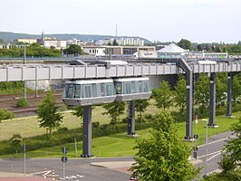 De SkyTrain in Düsseldorf (2003)