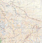 US army map of 1955 continues showing undemarkated Indo-Nepal border