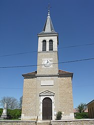 The church in Berthelange