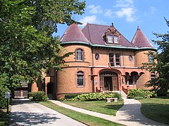 Charles G. Dawes House (1894), 225 Greenwood St., Evanston, Illinois; H. Edwards Ficken, arquitecto