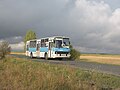 Бывший рельсовый MÁV Ikarus 260 в Сегеде