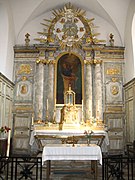 Retable de l'église.