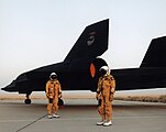 Crew of a NASA Lockheed SR-71 Blackbird.