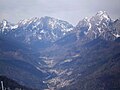 La Val Pesarina vista dallo Zoncolan