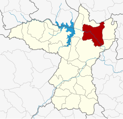 District location in Khon Kaen province