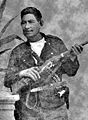 The Yaqui warrior Cajemé in April 1887, taken at the time of his arrest by Mexican authorities.