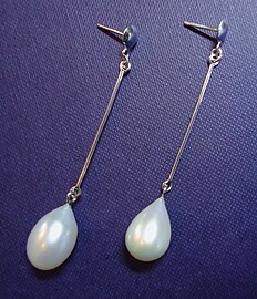 Pearl earrings