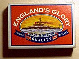 England's Glory matchbox