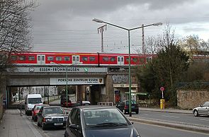 Haltepunkt Essen-Frohnhausen, Ansicht von Südwesten, 2006