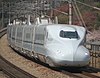 N700-7000 series Shinkansen, like those now used in Sakura service, on a test run in 2009