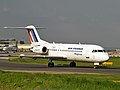 Fokker 70 aux anciennes couleurs d'Air France et de Régional