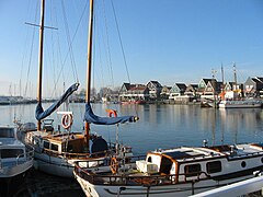 The harbour at Volendam