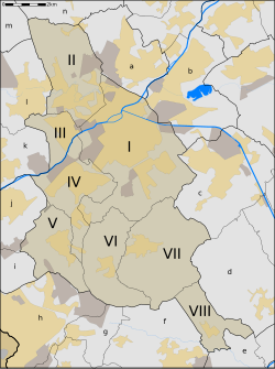 Distretti del comune di Courtrai