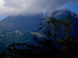 Skalnaté pleso, part of Vysoké Tatry, in December 2008