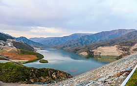 Вид на водохранилище осенью 2014 года