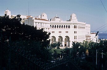 La grande poste d'Alger en 1970.