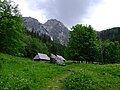 Horná čast doliny a Giewont