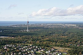 Tour de télévision de Tallinn.