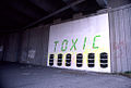 John Fekner, Toxic, Long Island Expressway, Maspeth, Queens, NY 1982